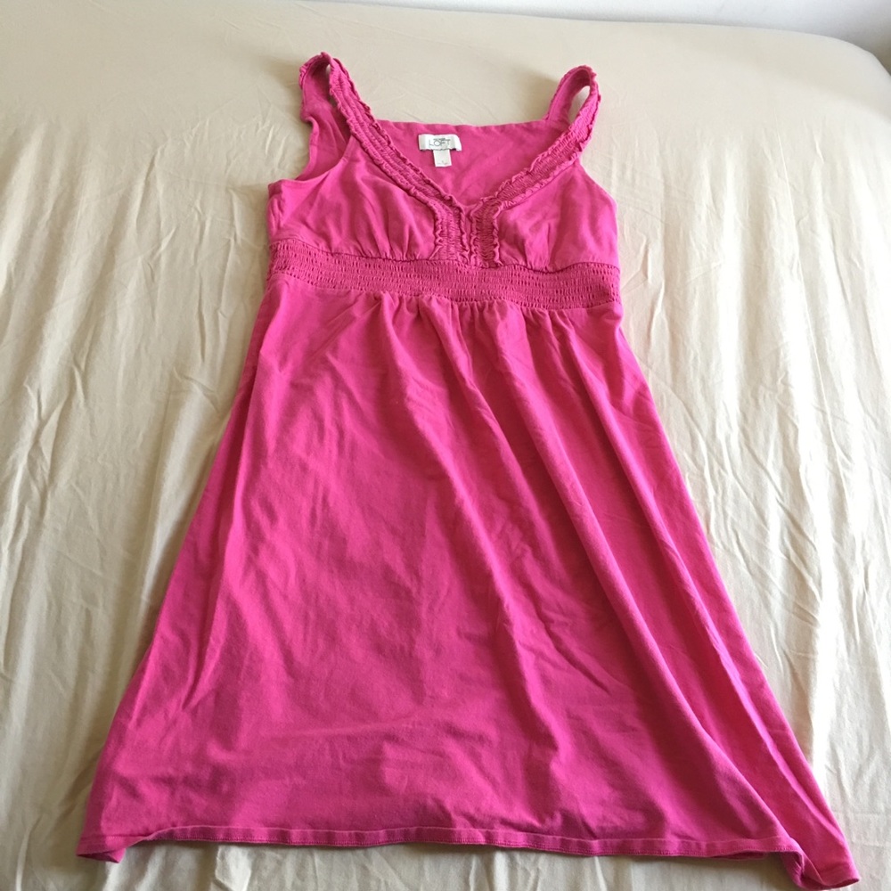 Loft pink cute dress
